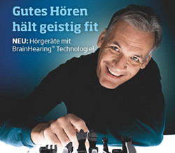 Gutes Hören hält geistig fit: Oticon BrainHearing (TM)