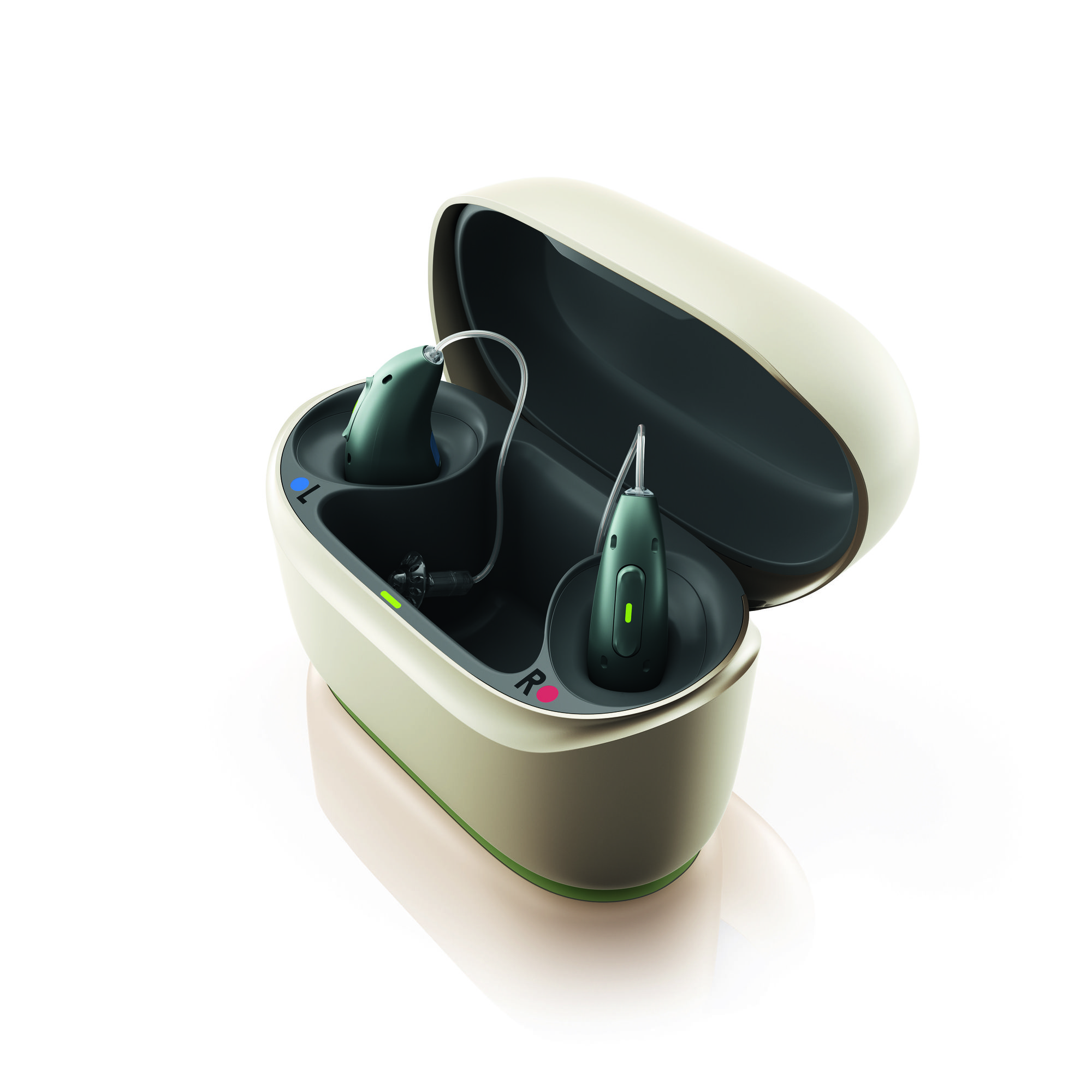 Hörgeräte im Charger